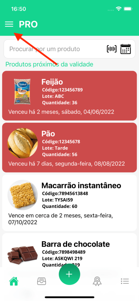 Tela Inicial com Assinatura PRO